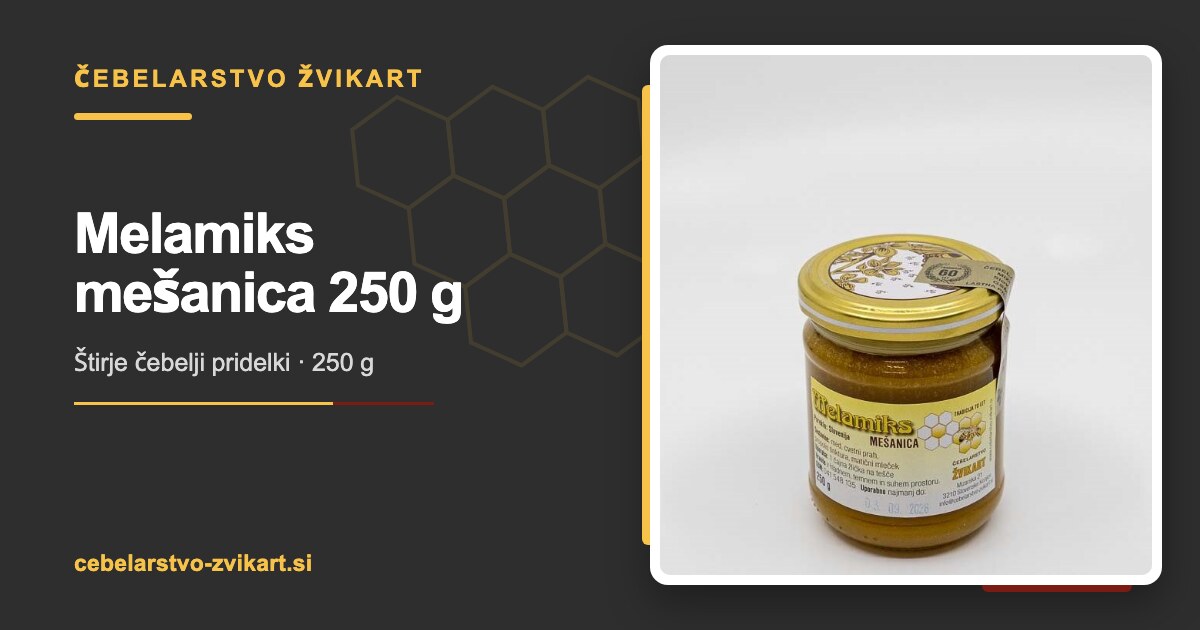Melamiks mešanica 250 g | Čebelarstvo Žvikart